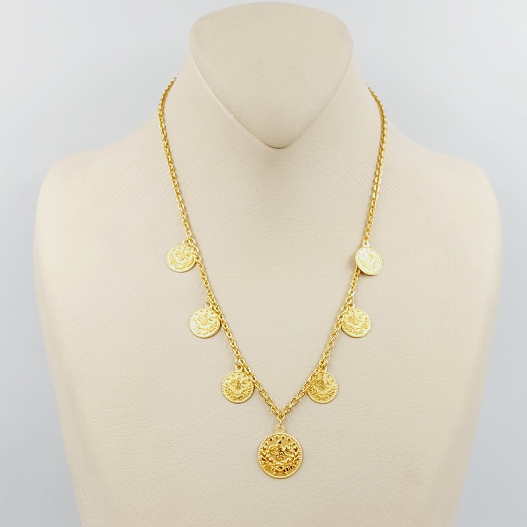 21K Gold Rashadi Dandash Necklace by Saeed Jewelry - Image 2