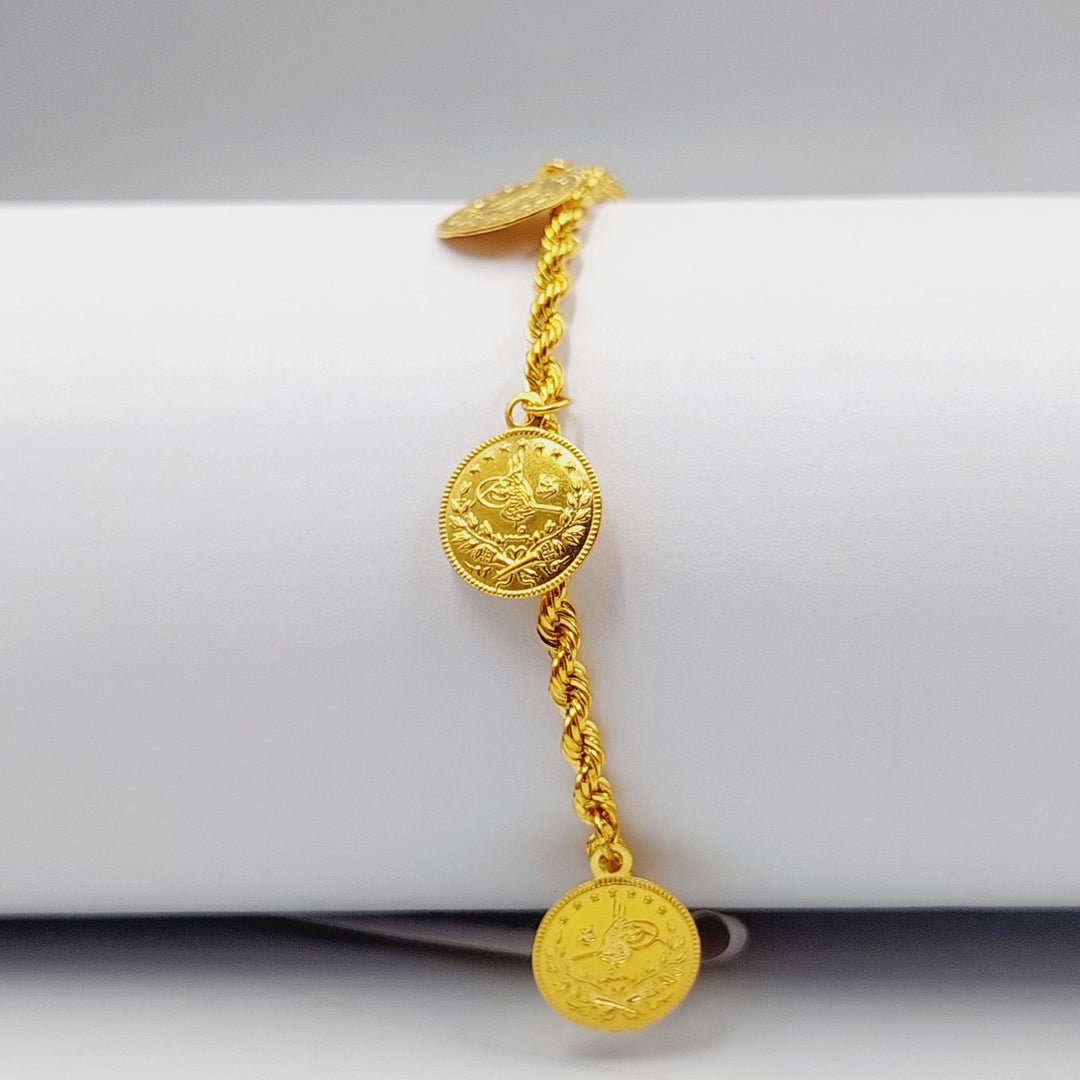 21K Gold Rashadi Joy Bracelet by Saeed Jewelry - Image 3