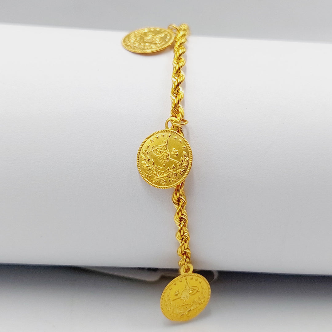 21K Gold Rashadi Joy Bracelet by Saeed Jewelry - Image 4