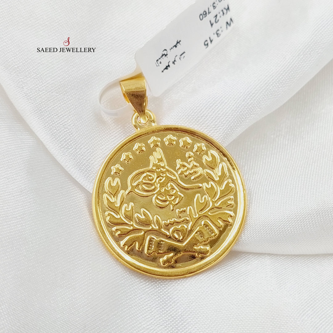 21K Gold Rashadi Pendant by Saeed Jewelry - Image 1