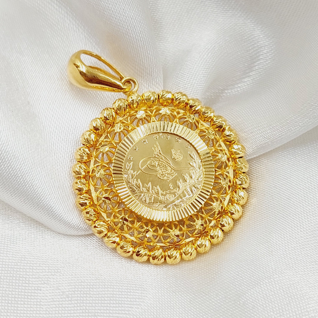 21K Gold Rashadi Pendant by Saeed Jewelry - Image 1