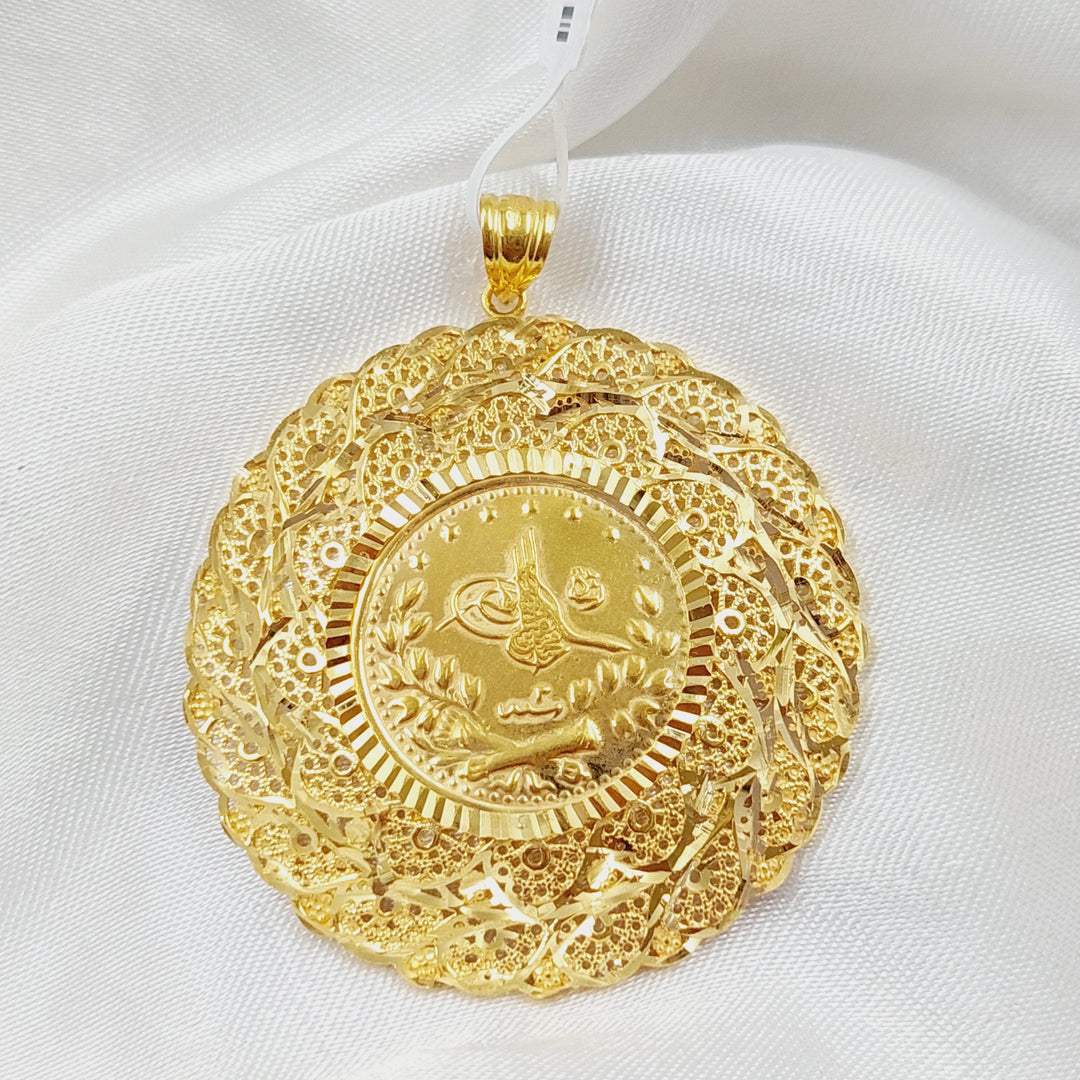 21K Gold Rashadi Pendant by Saeed Jewelry - Image 4