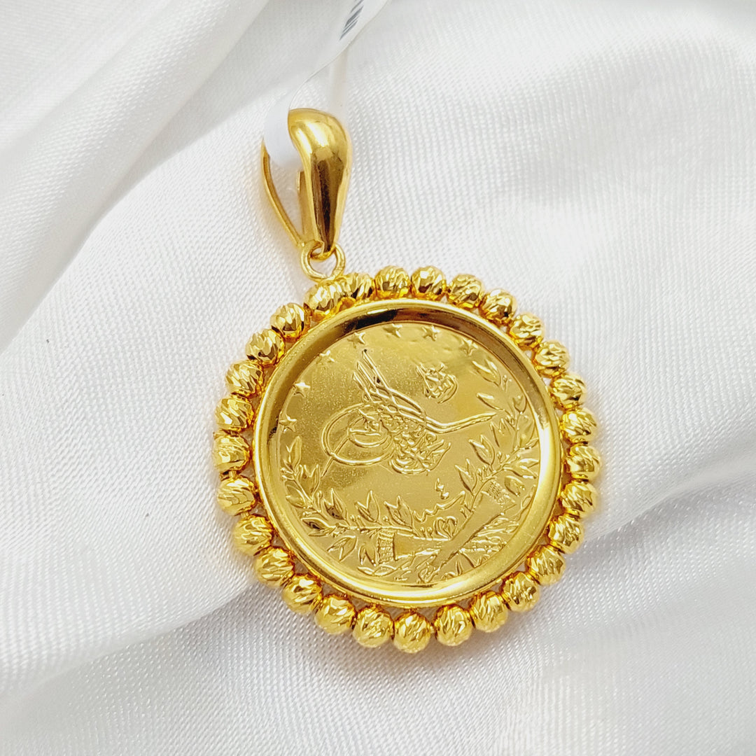 21K Gold Rashadi Pendant by Saeed Jewelry - Image 5