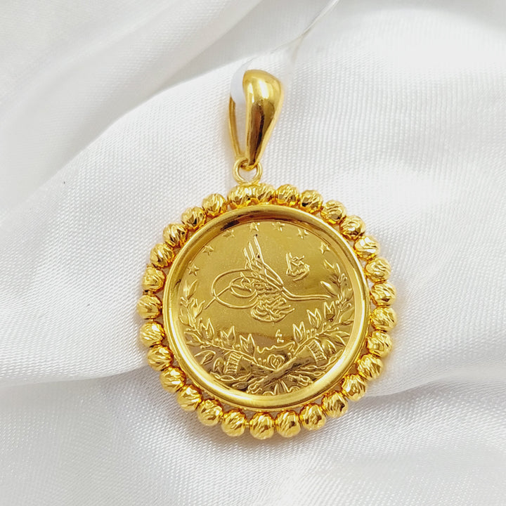 21K Gold Rashadi Pendant by Saeed Jewelry - Image 8