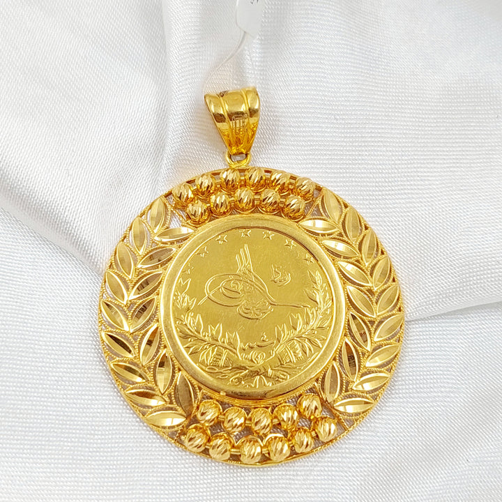 21K Gold Rashadi Pendant by Saeed Jewelry - Image 4