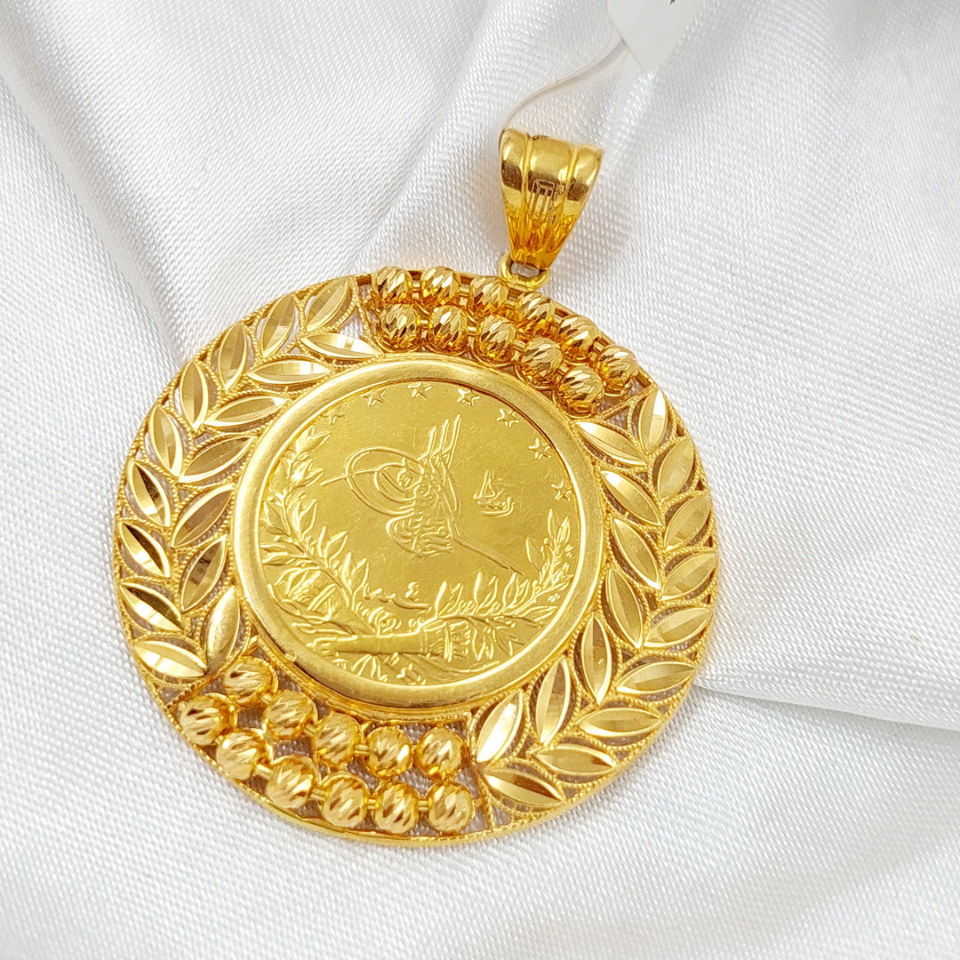 21K Gold Rashadi Pendant by Saeed Jewelry - Image 1