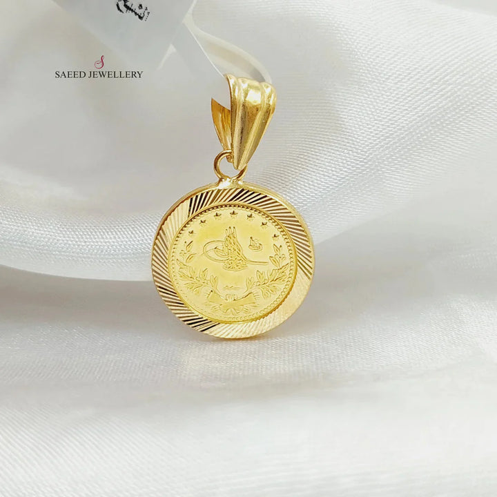 21K Gold Rashadi Pendant by Saeed Jewelry - Image 4