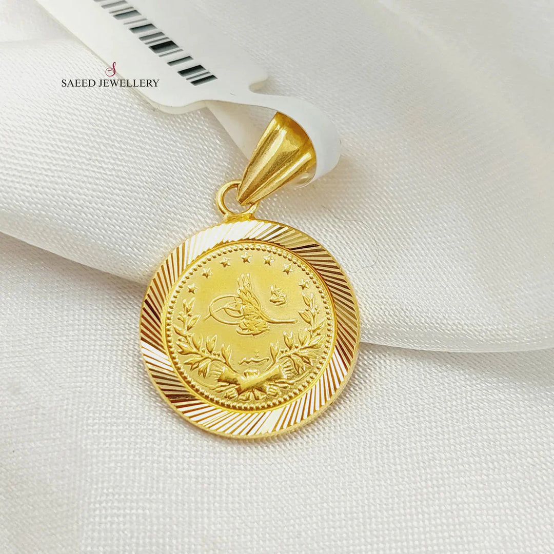 21K Gold Rashadi Pendant by Saeed Jewelry - Image 5