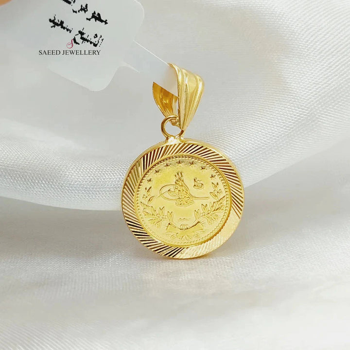 21K Gold Rashadi Pendant by Saeed Jewelry - Image 6