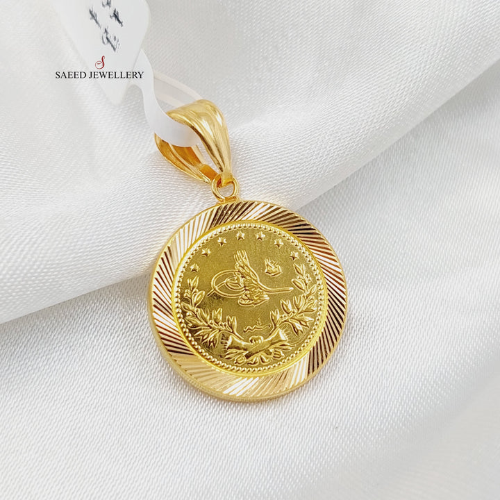 21K Gold Rashadi Pendant by Saeed Jewelry - Image 1