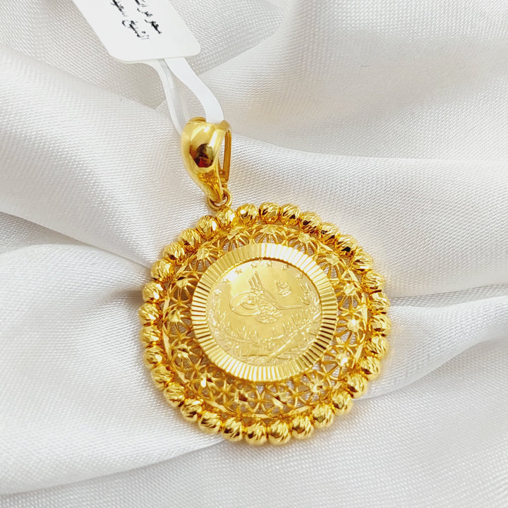 21K Gold Rashadi Pendant by Saeed Jewelry - Image 6