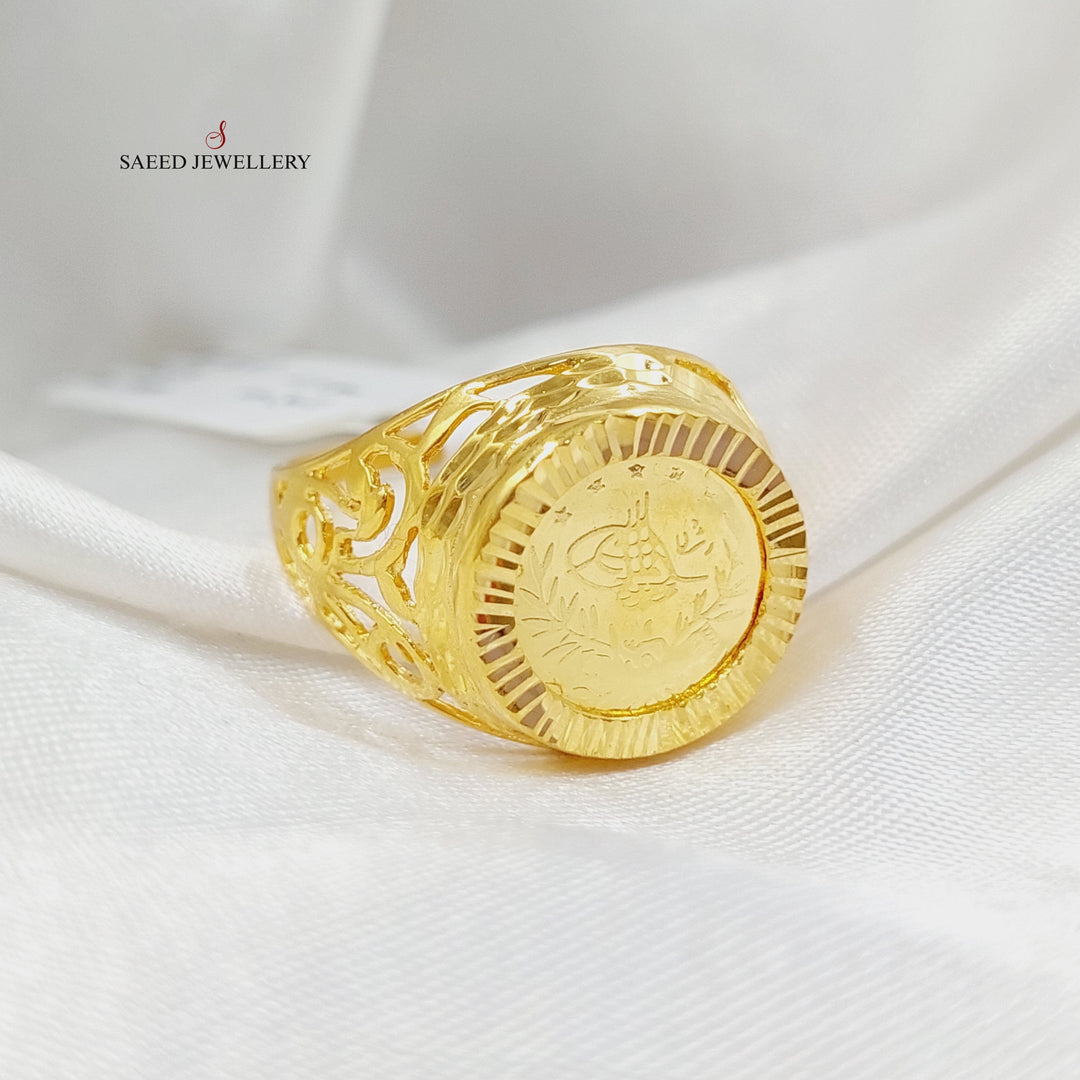 21K Gold Rashadi Ring by Saeed Jewelry - Image 5