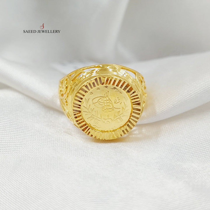 21K Gold Rashadi Ring by Saeed Jewelry - Image 6