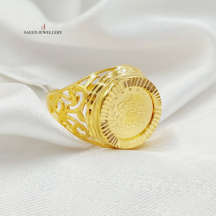 21K Gold Rashadi Ring by Saeed Jewelry - Image 1