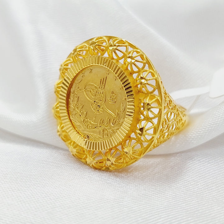 21K Gold Rashadi Ring by Saeed Jewelry - Image 4