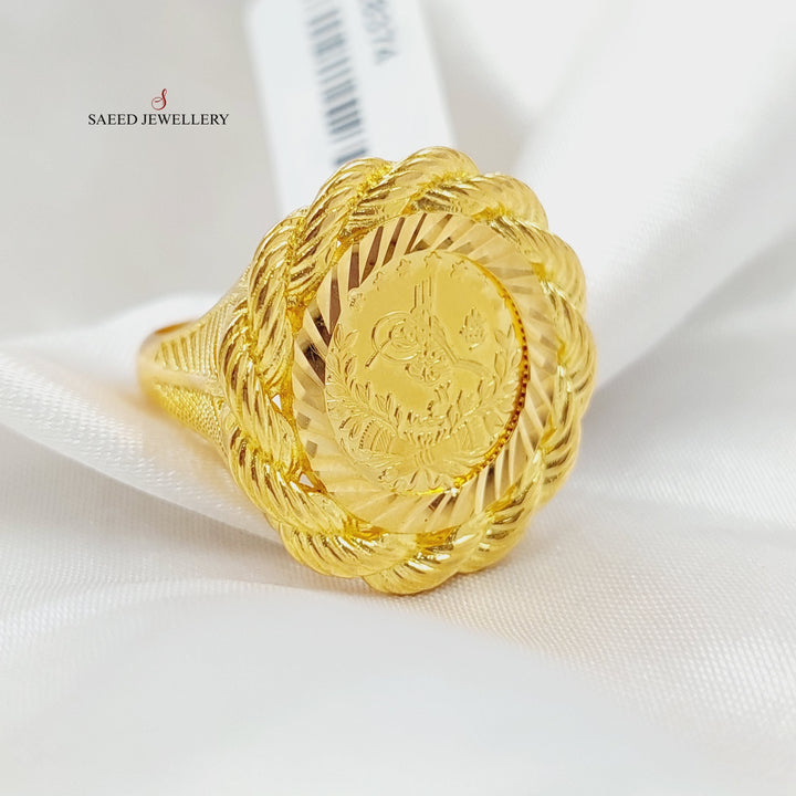 21K Gold Rashadi Ring by Saeed Jewelry - Image 1