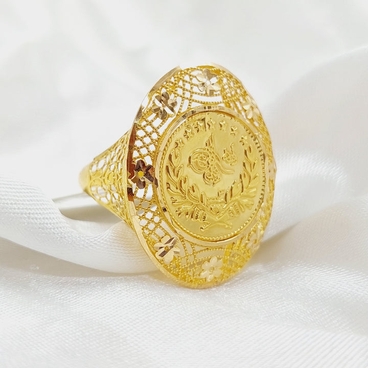 21K Gold Rashadi Ring by Saeed Jewelry - Image 3