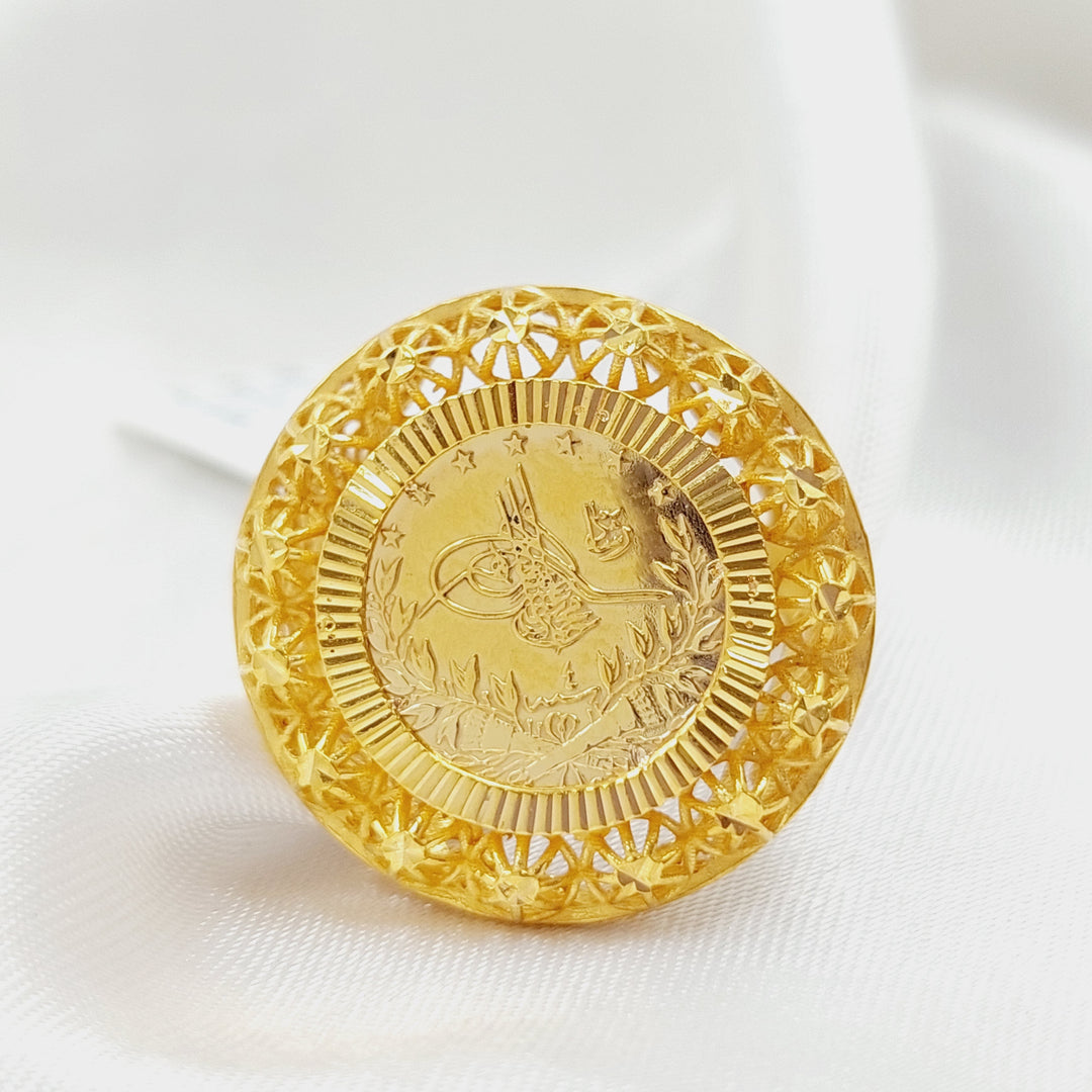 21K Gold Rashadi Ring by Saeed Jewelry - Image 2