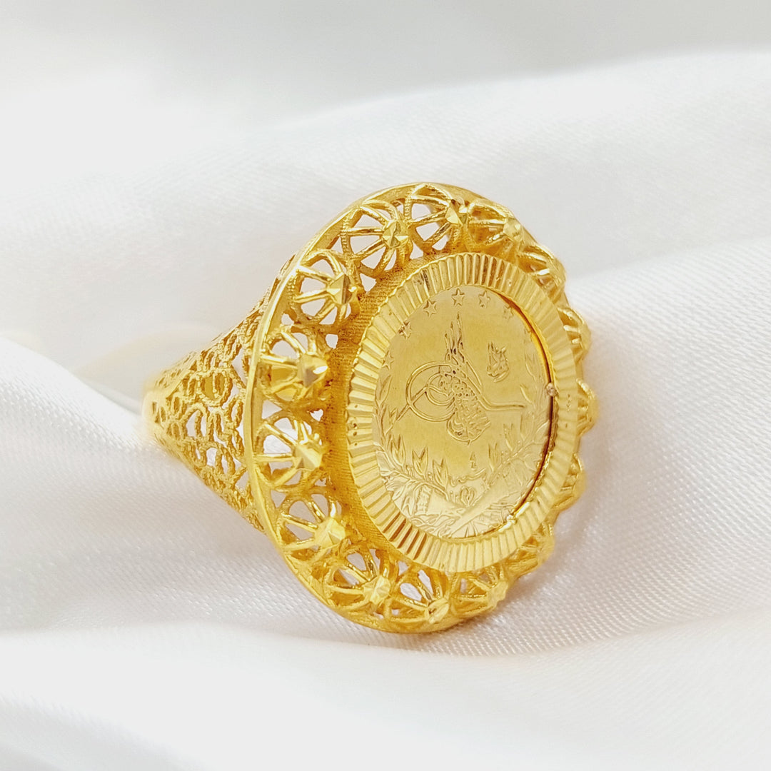 21K Gold Rashadi Ring by Saeed Jewelry - Image 3