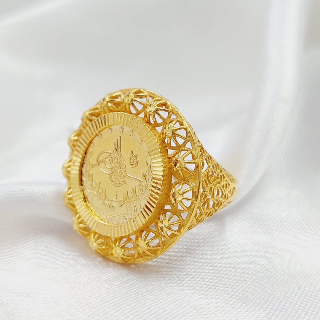 21K Gold Rashadi Ring by Saeed Jewelry - Image 5