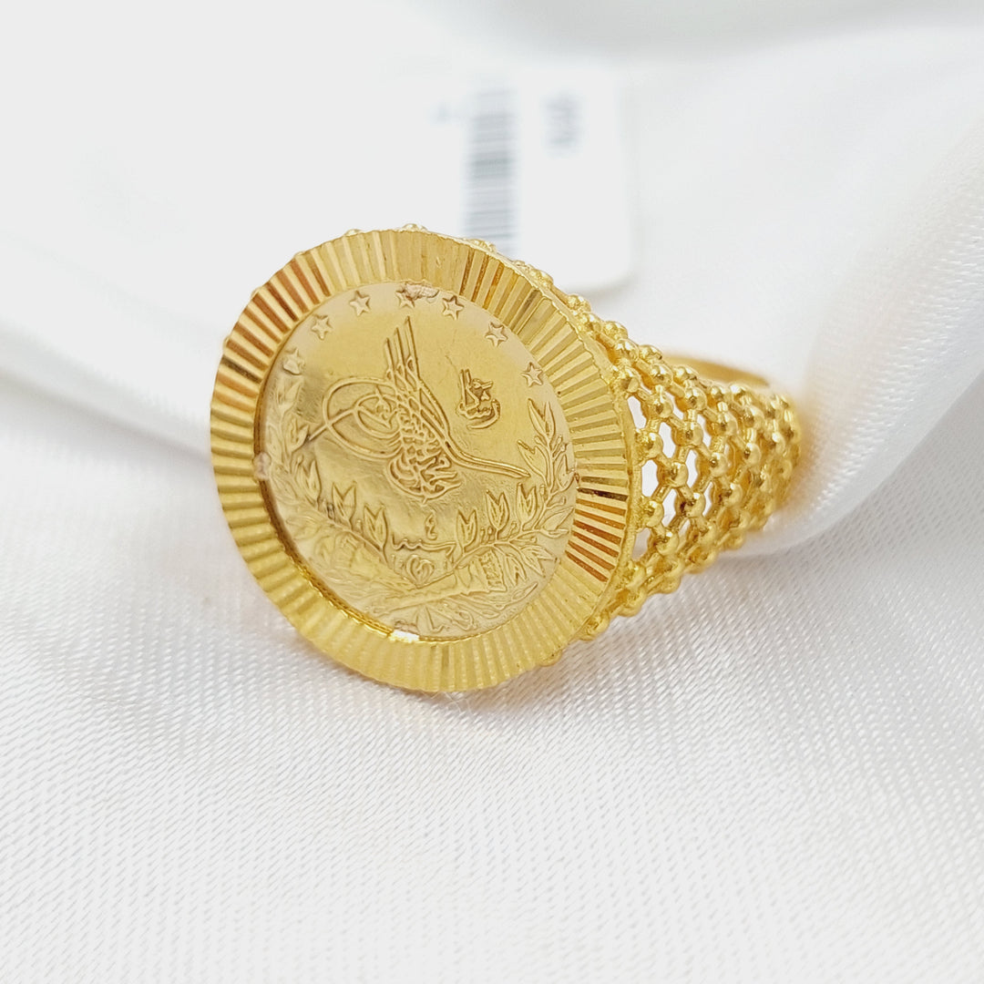 21K Gold Rashadi Ring by Saeed Jewelry - Image 19