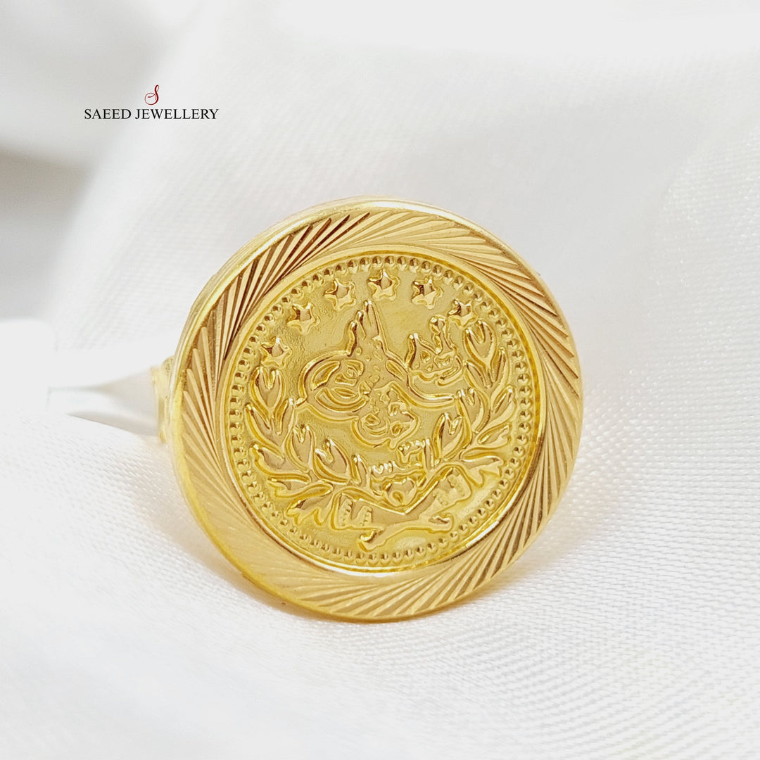 21K Gold Rashadi Ring by Saeed Jewelry - Image 3