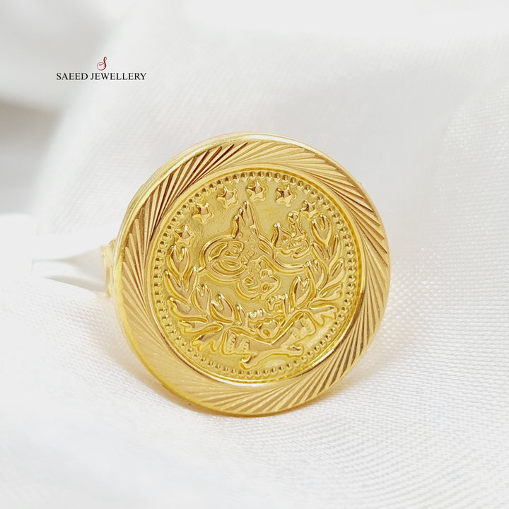 21K Gold Rashadi Ring by Saeed Jewelry - Image 3