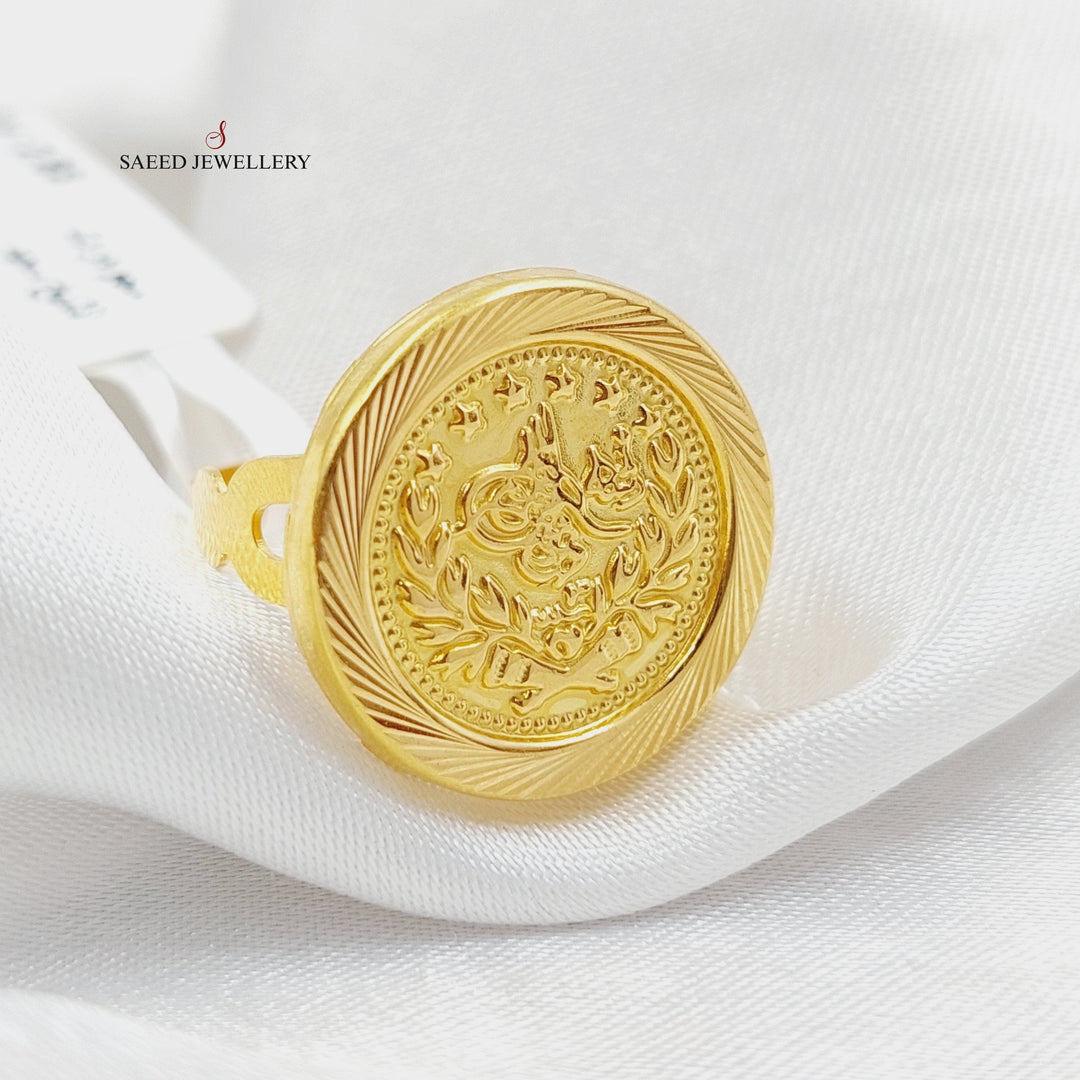 21K Gold Rashadi Ring by Saeed Jewelry - Image 1