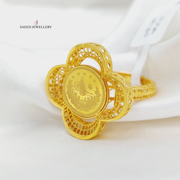 21K Gold Rashadi Ring by Saeed Jewelry - Image 1