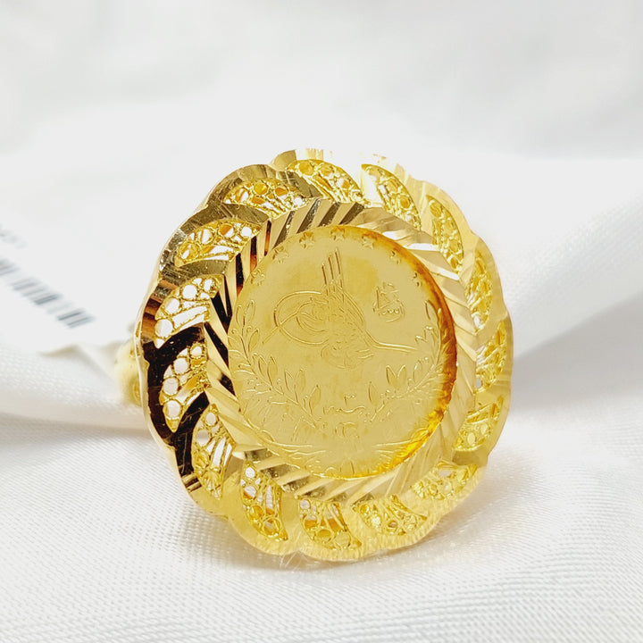 21K Gold Rashadi Ring by Saeed Jewelry - Image 3