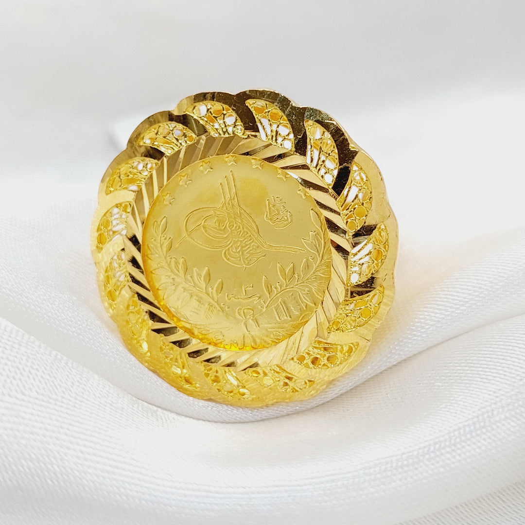 21K Gold Rashadi Ring by Saeed Jewelry - Image 4