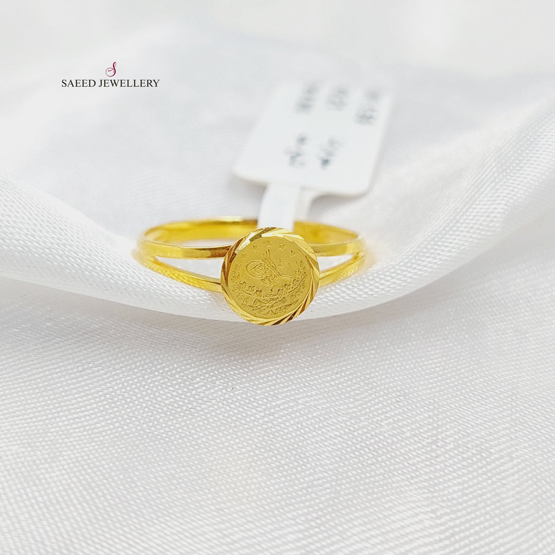 21K Gold Rashadi Ring by Saeed Jewelry - Image 1