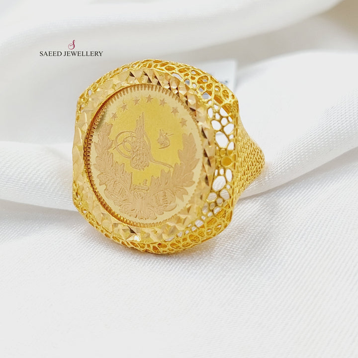 21K Gold Rashadi Ring by Saeed Jewelry - Image 1