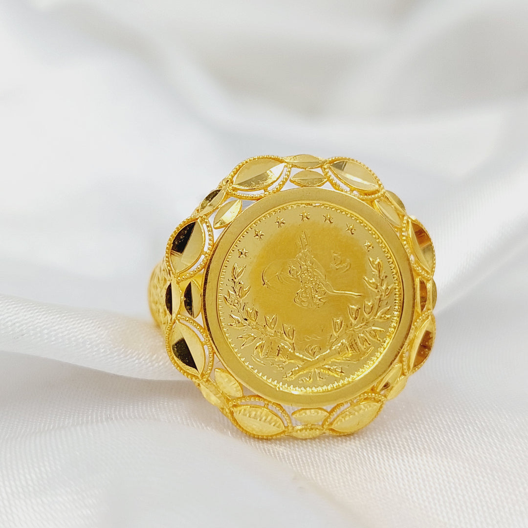 21K Gold Rashadi Ring by Saeed Jewelry - Image 4