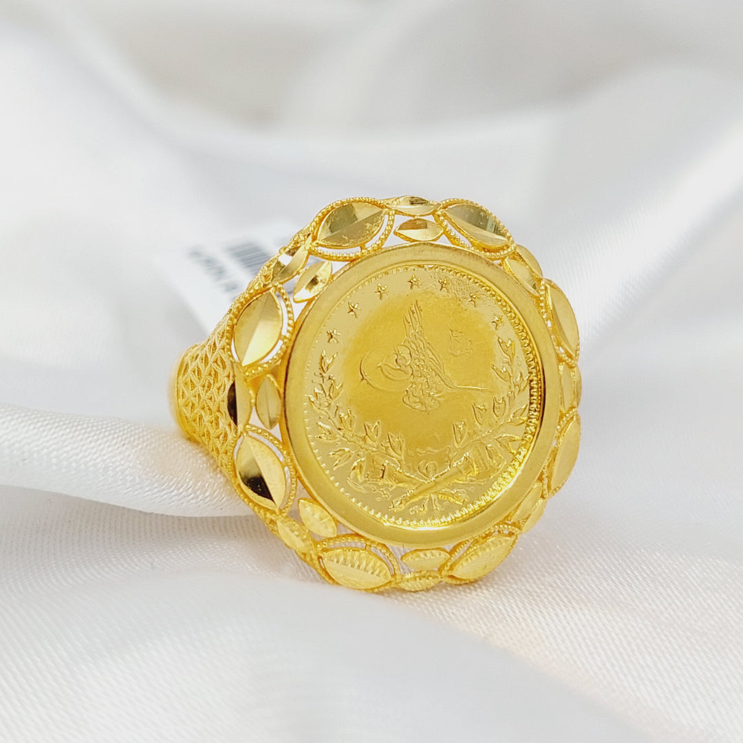 21K Gold Rashadi Ring by Saeed Jewelry - Image 1