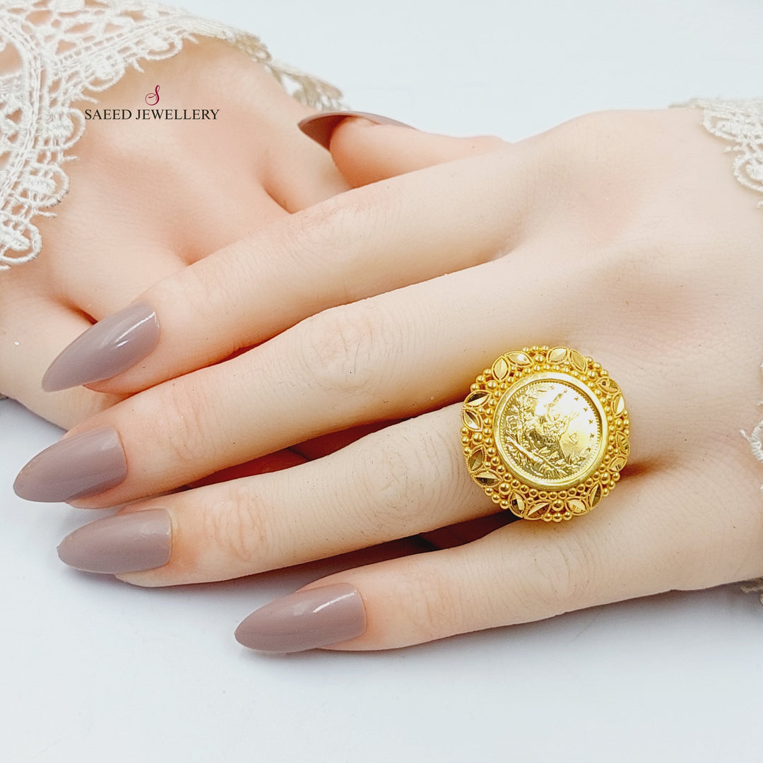 21K Gold Rashadi Ring by Saeed Jewelry - Image 2