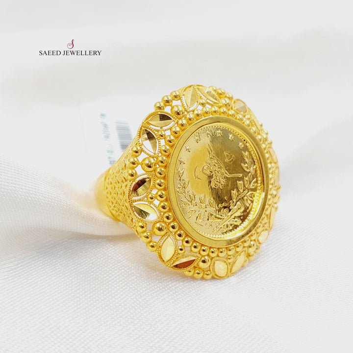 21K Gold Rashadi Ring by Saeed Jewelry - Image 4