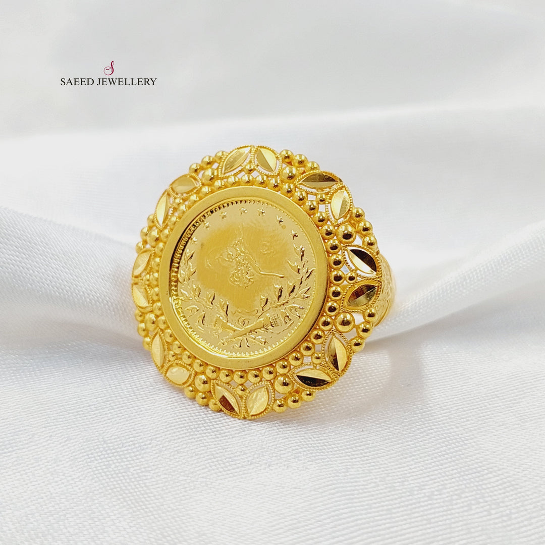 21K Gold Rashadi Ring by Saeed Jewelry - Image 5