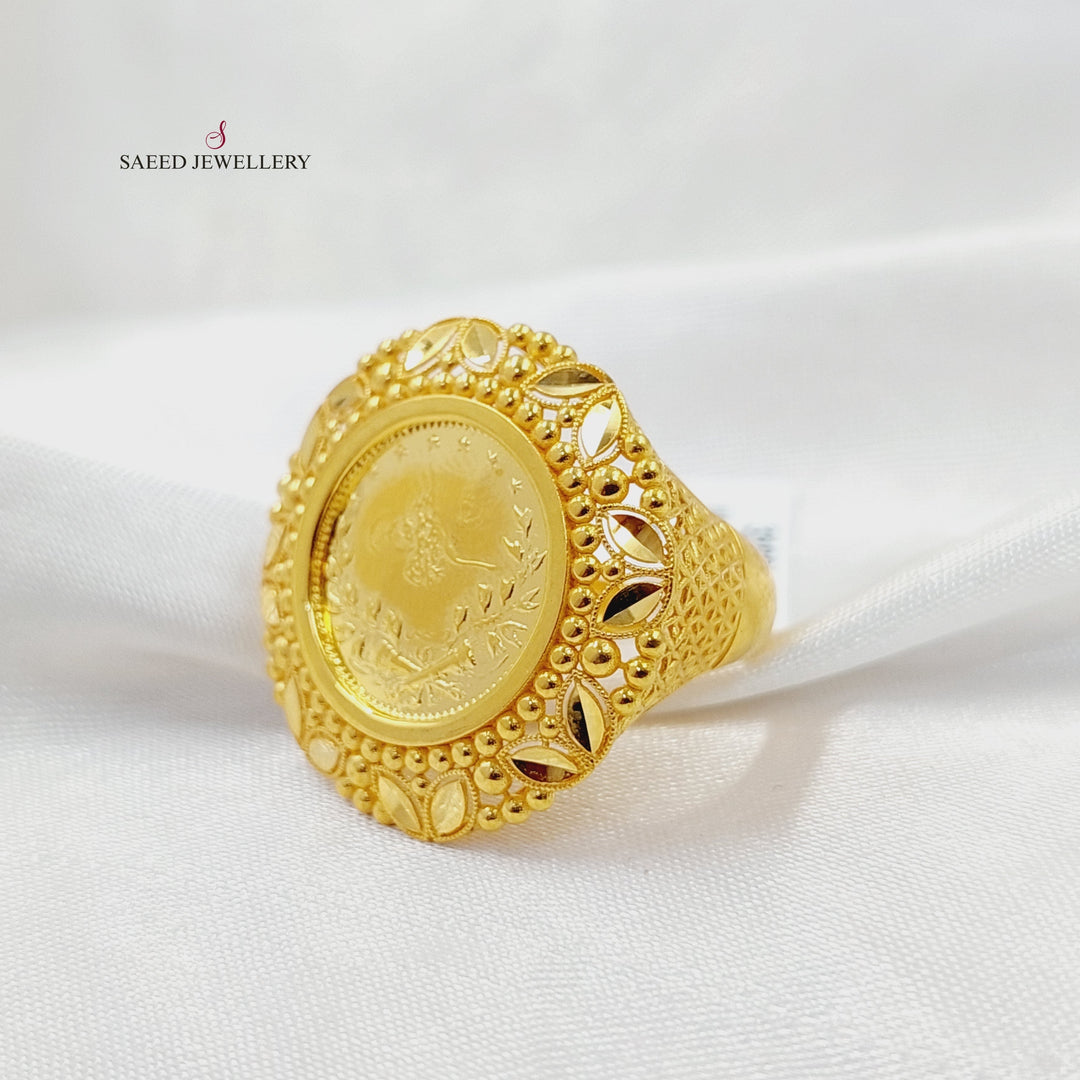 21K Gold Rashadi Ring by Saeed Jewelry - Image 1