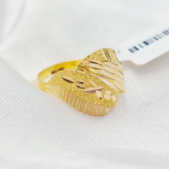 21K Gold Sanded Ring by Saeed Jewelry - Image 1