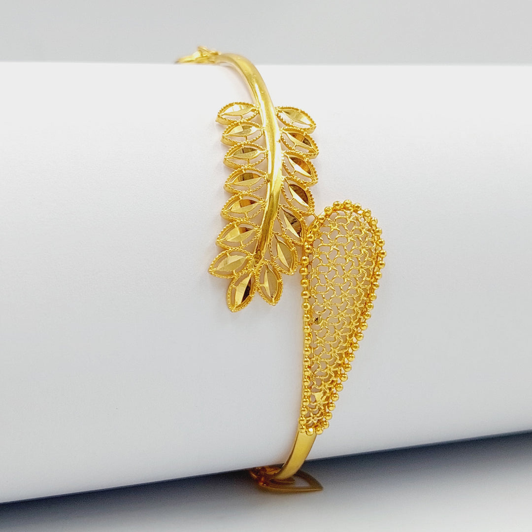 21K Gold Spike Bracelet by Saeed Jewelry - Image 3