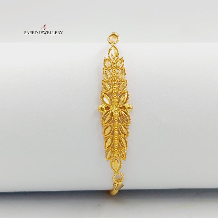 21K Gold Spike Bracelet by Saeed Jewelry - Image 5