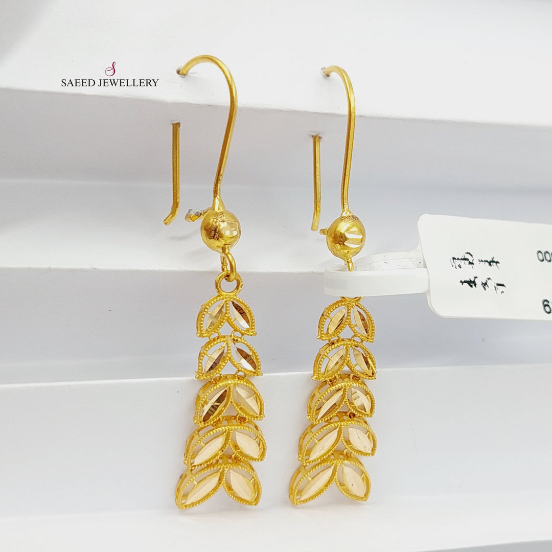 21K Gold Spike Earrings by Saeed Jewelry - Image 7