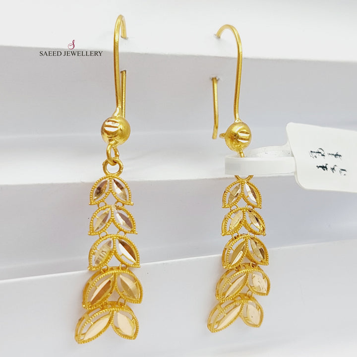 21K Gold Spike Earrings by Saeed Jewelry - Image 8