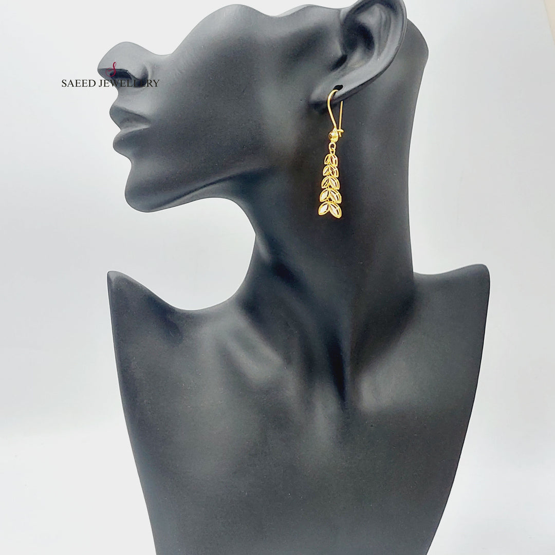 21K Gold Spike Earrings by Saeed Jewelry - Image 6