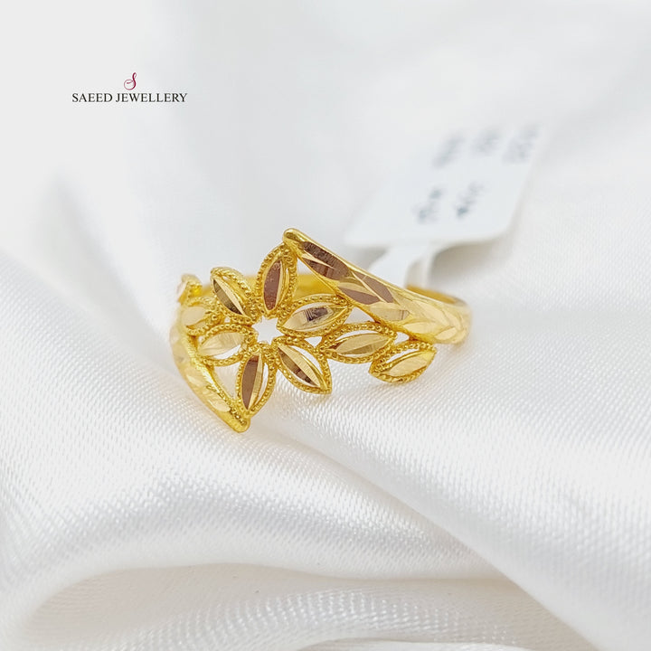 21K Gold Spike Ring by Saeed Jewelry - Image 3