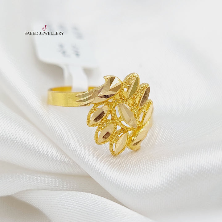 21K Gold Spike Ring by Saeed Jewelry - Image 1