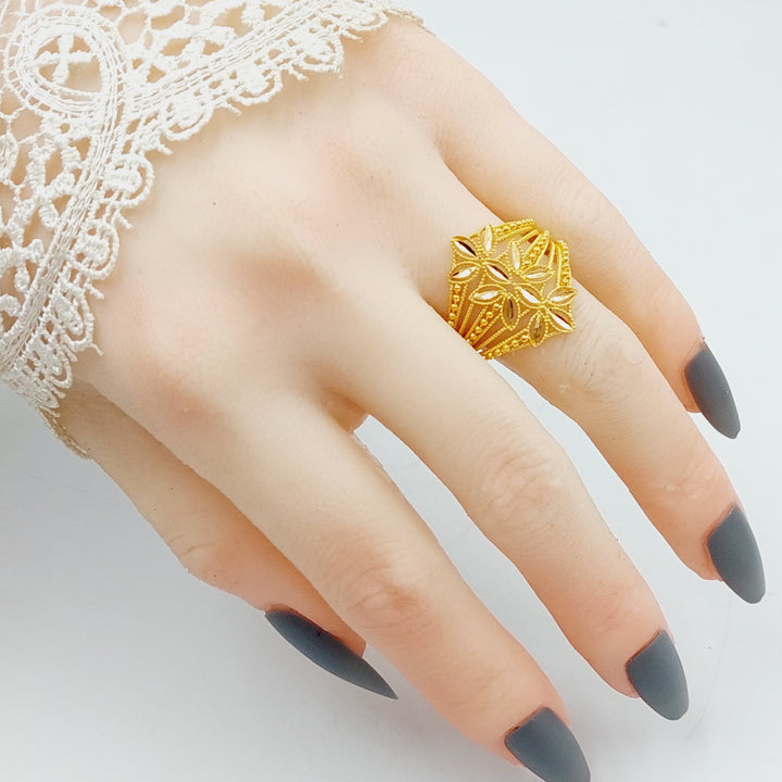 21K Gold Spike Ring by Saeed Jewelry - Image 1