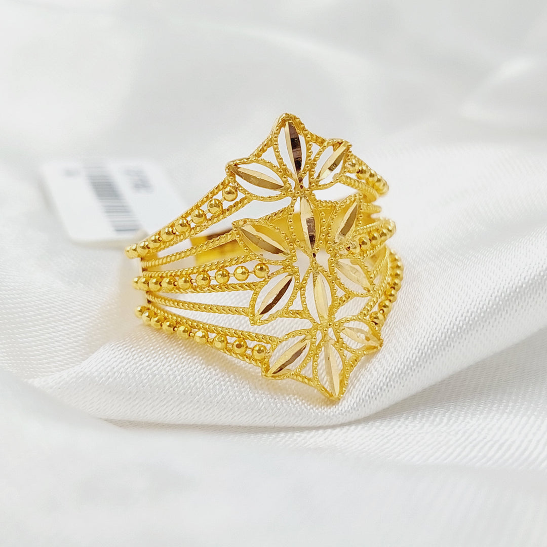 21K Gold Spike Ring by Saeed Jewelry - Image 2