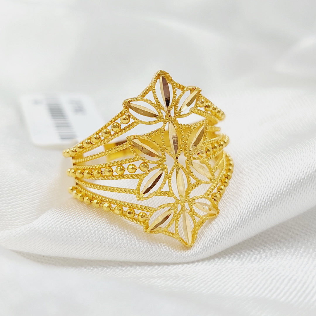 21K Gold Spike Ring by Saeed Jewelry - Image 6